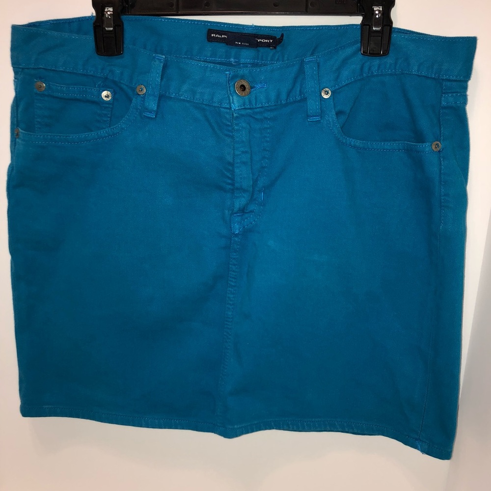 Polo Blue Denim Skirt